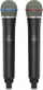 Sistem mikrofoni wireless Behringer Ultralink ULM302Mic, 2 kanale, 2.4 GHz, i zi