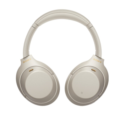 Слушалки Sony WH-1000XM4, Bluetooth, 30 часа батерија, сребрени