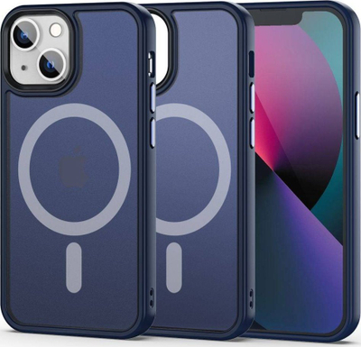 Mbrojtëse telefoni Tech-Protect Magmat për iPhone 13 Mini, MagSafe, blu navy mat
