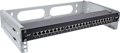 Rrack muri InLine 19102C, 19", 2U, 24-40cm, gri
