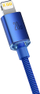 Kabllo USB Baseus Crystal Shine, USB C me Lightning, 2 m, 20W, blu