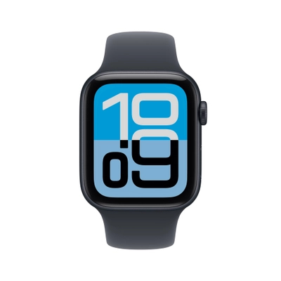 Apple Watch SE 3 GPS 44mm Midnight Aluminium Case with Midnight Sport Band, M/L