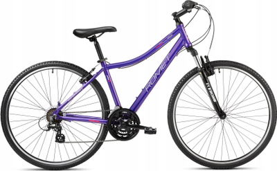 Biçikletë cross Romet Orkan D Lite, 19", 21 marshe Shimano, lejla-rozë