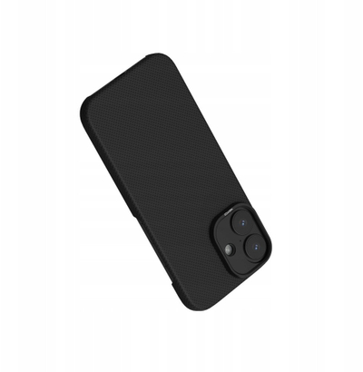 Këllëf telefoni YAXO Aramid Fiber ultra i hollë për iPhone 17, MagSafe, i zi