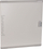 Derë metalike e sheshtë Legrand XL³ 160/400, për dollap elektrik 600 mm, gri