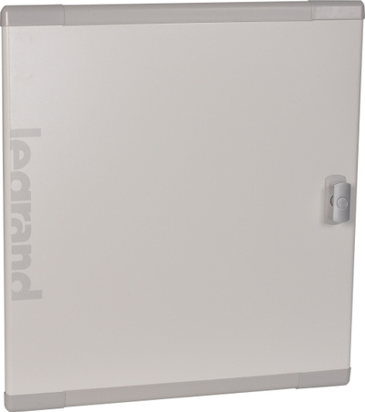 Derë metalike e sheshtë Legrand XL³ 160/400, për dollap elektrik 600 mm, gri