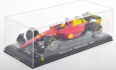 Maket makine Ferrari SF-75 Italian GP 2022, shkalla 1:24, i kuq