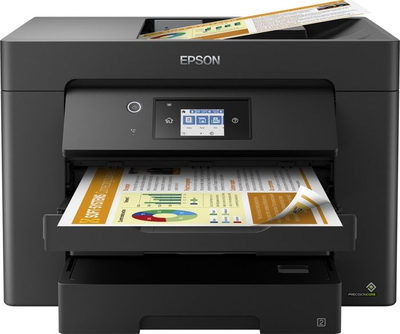 Printer multifunksion Epson Workforce WF-7835DTW, 22 faqe në minutë, A3, i zi