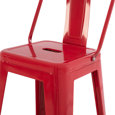 Stol metalik Melita 42×42×98 cm (HM8574.04)