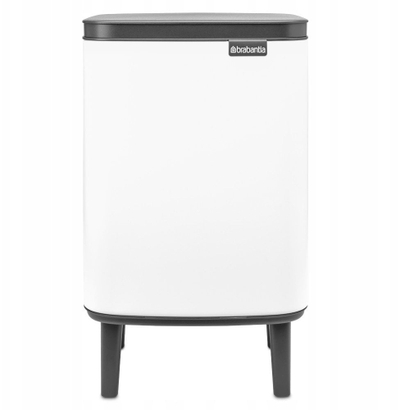 Kosh mbeturinash Brabantia Bo, 7L, çelik inox, i bardhë