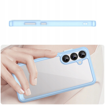 Силиконска маска Outer Space за Samsung Galaxy S25 Plus, рамка од гел, сина