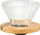Përgatitës kafeje Hario Dripper V60 02, xham, 0.5L, dru ulliri