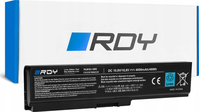 Bateri laptopi RDY PA3817U-1BRS, 10.8V, 4000mAh, e zezë
