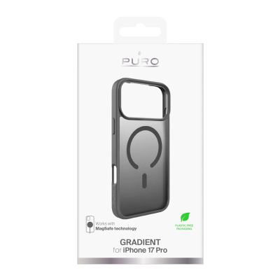 Mbulesë Puro PUIPC17P63GRADDKGR për iPhone 17 Pro, MagSafe, gradient bardh e gri