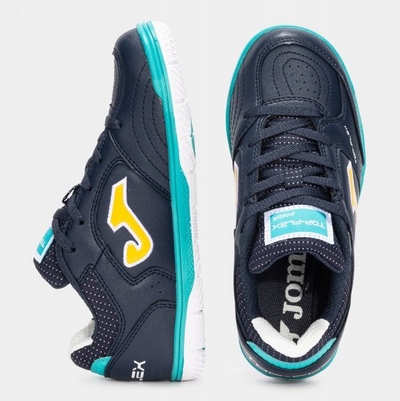 Këpucë futbolli për sallë Joma Top Flex 2503 IN Jr, për fëmijë, navy