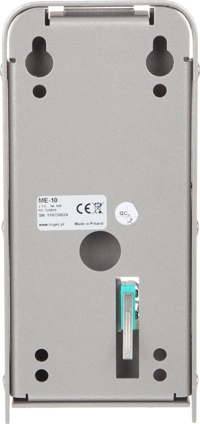Strehë metalike Roger ME-10 për lexues afërsie, inox, gri