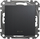 Ndërprerës kryq Schneider Electric Sedna Design SDD114107L, me ndriçim LED, i zi antracit