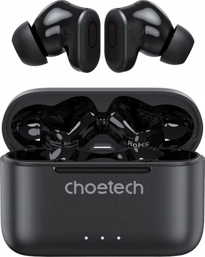 Kufje wireless Choetech BH T5 TWS, ANC, touch control, të zeza