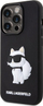 Kapak telefoni Karl Lagerfeld KLHCP14L3DRKH, për iPhone 14 Pro, hardcase silikon, i zi