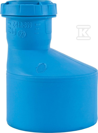 Zgjatim tubi Jimten DBlue 338871159, 125mm në 110mm, plastik, gri