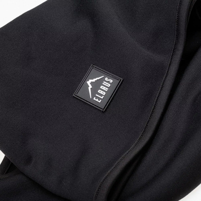 Komino nën kapele Elbrus Rhune Polartec, najlon poliester elastan, unisex, e zezë