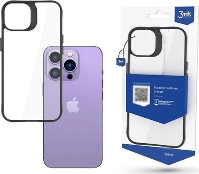 Mbulesë telefoni 3MK Satin Armor Case+ Apple iPhone 14 Pro, transparente