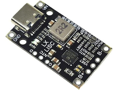 Modul karikues për bateri 18650, 2–3 qeliza, lidhje USB C