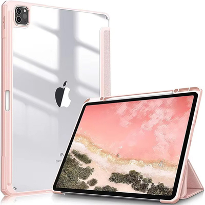 Kllëf për tablet Strado, për iPad Pro 11 Gen 5 2024, hard crystal, rozë