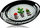 Set tabakash dekorative ovale, plastike, 2 copë, shumëngjyrëshe