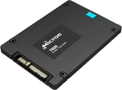 SSD Micron 7400 PRO, 3.84TB, NVMe Gen4 U.3, црна