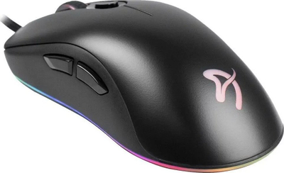 Maus gaming Arozzi Favo 2, shumë i lehtë, me drita RGB, i zi