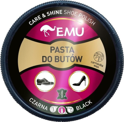 Pastë këpucësh EMU Vaco, për lëkurë, 50ml, e zezë