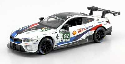 Maket makine RMZ City BMW M8 GTE, shkallë 1:32, 18.5 cm, shumëngjyrëshe