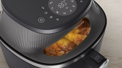 Фритеза на топол воздух Philips Series 3000 NA342-00, 7.2L, екран на допир, црна
