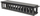 Organizues kabllosh Techly 2U për raft 19" rack, me kapak, i zi