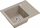 Lavaman kuzhine Quadron Ben 116, 1 ndarje, 55x44x17.5 cm, çelik beige