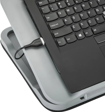 Bazë ftohëse laptopi Targus Chill Mat, 18", me 2 vula, gri e zezë