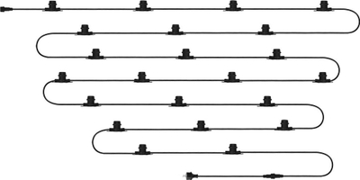 Garlandë dekorative Garland Filament Neo, 20m, 22 llamba, dritë e ngrohtë