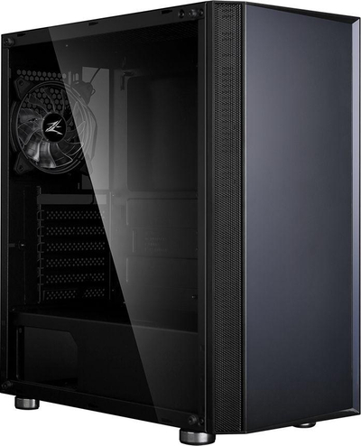 Kasë Zalman R2, e zezë, Midi Tower
