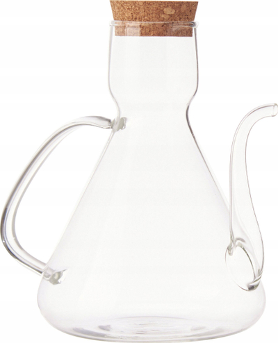 Shishe për vaj ulliri Vivad, 750 ml, xham i tejdukshëm, me tapë