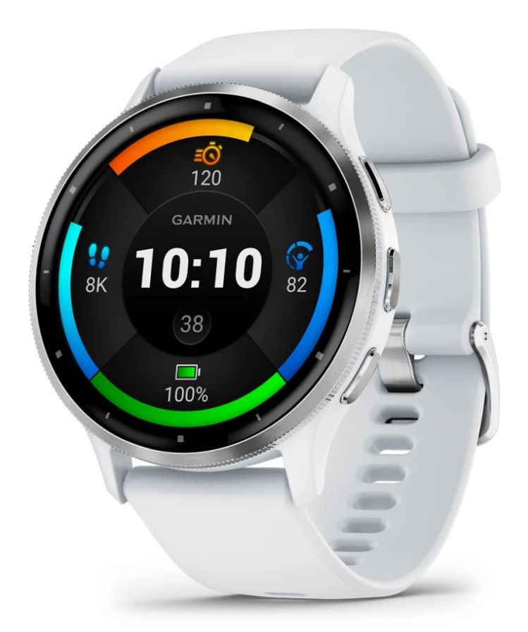 Smartwatch Garmin Venu 3 Silver Whitestone, 1.3", AMOLED, i bardhë