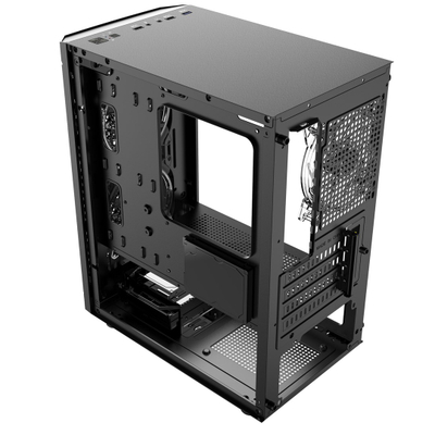 Kuti kompjuteri Logic Concept Aramis, Micro ATX, ARGB, e zezë