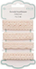 Lidhëse zbukuruse pambuku Antique Beige, set me 4 copa, 1m, bezhë
