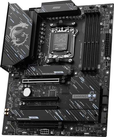 Pllakë amë MSI X870 PLUS WIFI, socket AM5, WiFi, e zezë