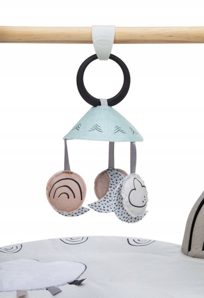 Dyshek loje Tiny Love Luxe Gymini, me aktivitete, bardh e zi
