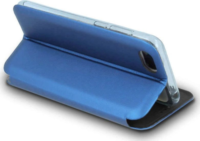 Këllëf portofol për telefon iPhone 13 Pro, me kapak, me xhep për karta, blu