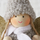 Figurinë zbukuruese AMIA Angel, 16 cm, material i butë, bezhë