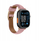 Rrip ore AmazingThing Class Band për Apple Watch 45 46 49mm, lëkurë natyrale, çelik inox, rozë
