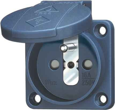 Prizë paneli Mennekes Blue MEN11131, 16A, 230V, IP44