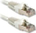 Мрежен кабел Lindy Patch Cat6A, S FTP, 0.5m, бел